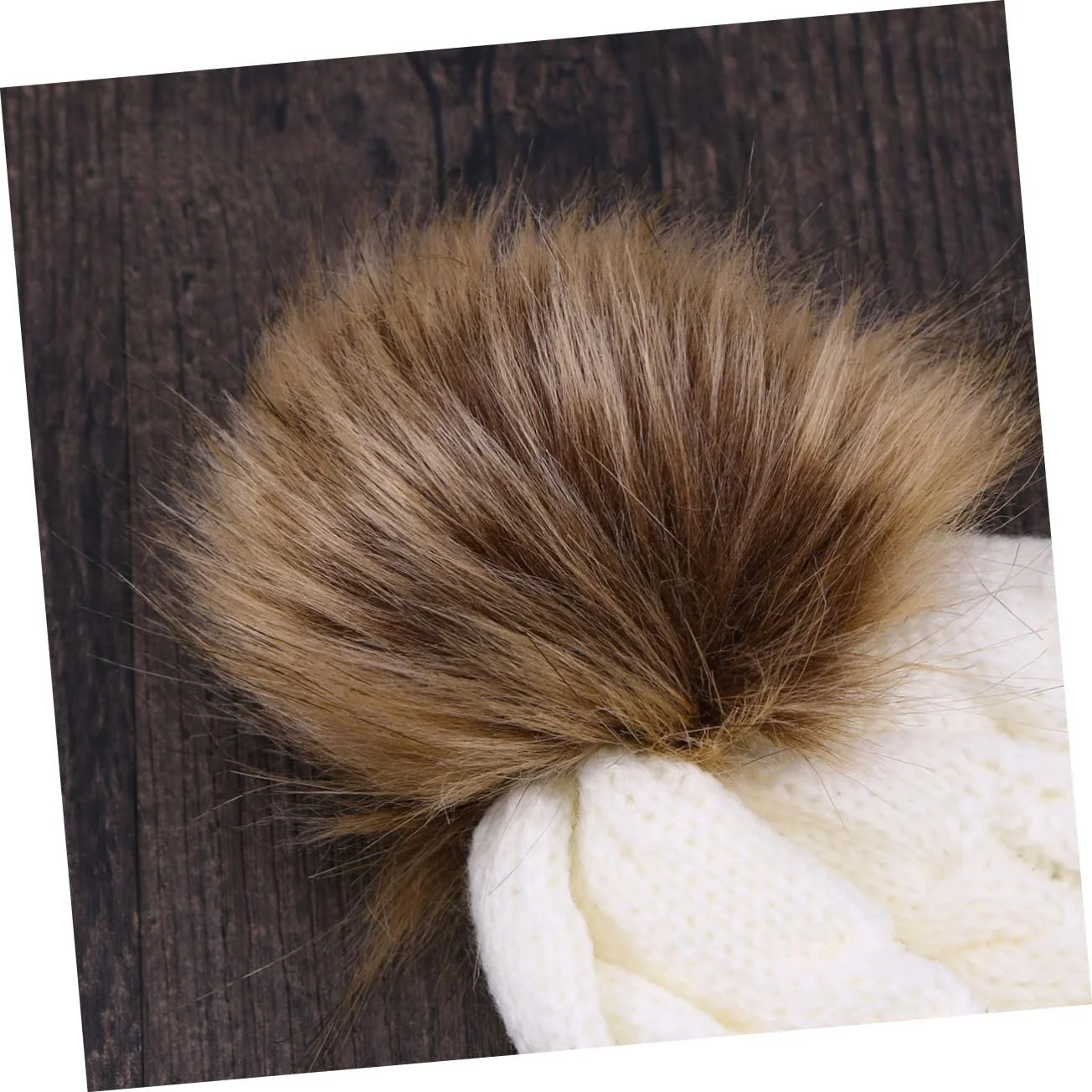 В'язана шапка-вушанка Zqkimzi для дітей, зимова в'язана, фото №4