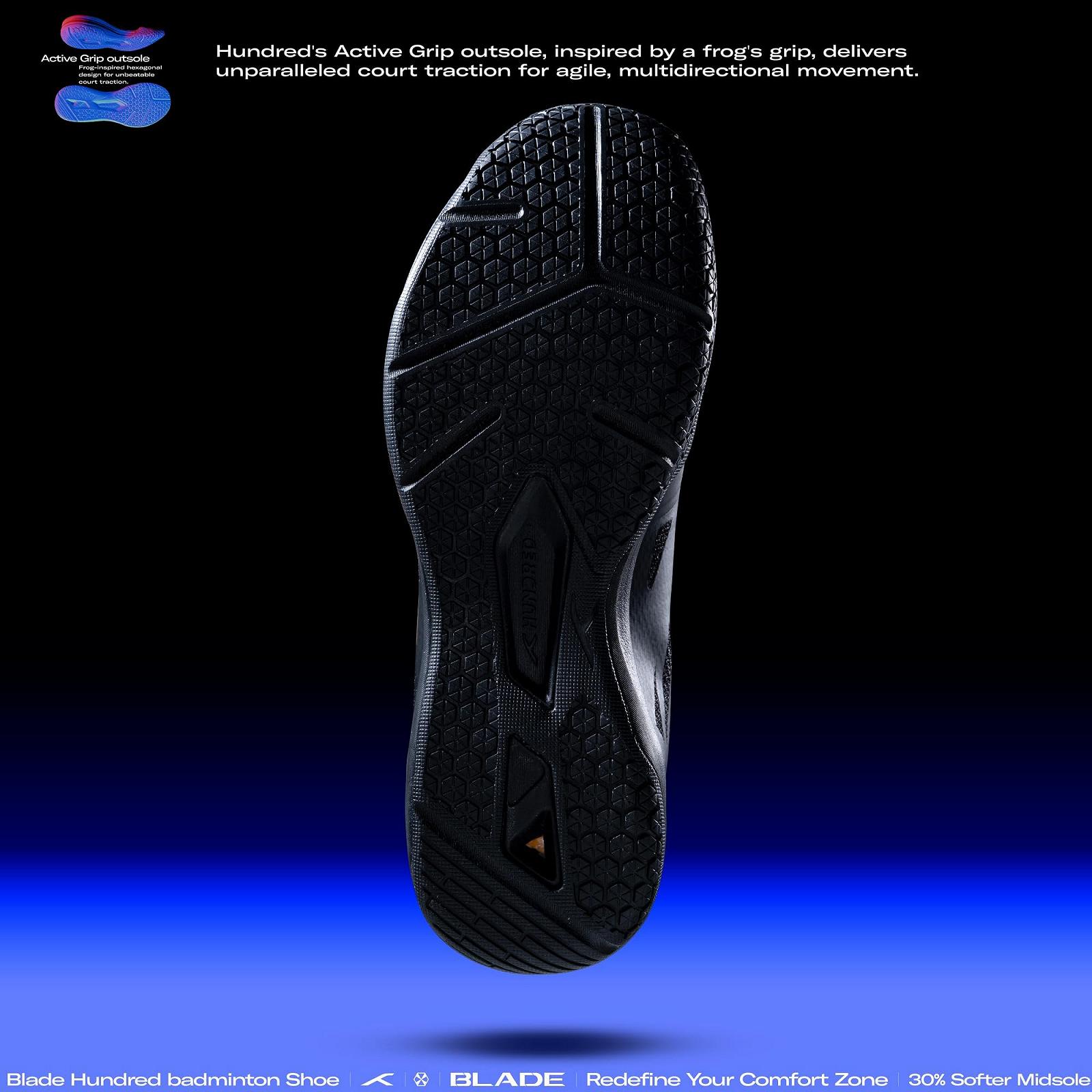 Кросівки HUNDRED Blade для бадмінтону, не залишають слідів, чоловічі, фото №2