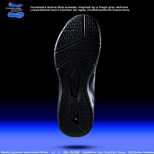 Кросівки HUNDRED Blade для бадмінтону, не залишають слідів, чоловічі synthetic.ua - Фото 1