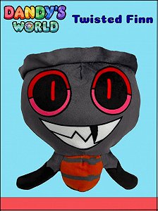 М'яка іграшка Твістед Фін Twisted Finn У Світі Денді Roblox Dandy's World дитяча плюш 15 см - Фото 1