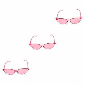 Сонцезахисні окуляри PACKOVE Набір 3 шт. рожевий - Фото 1