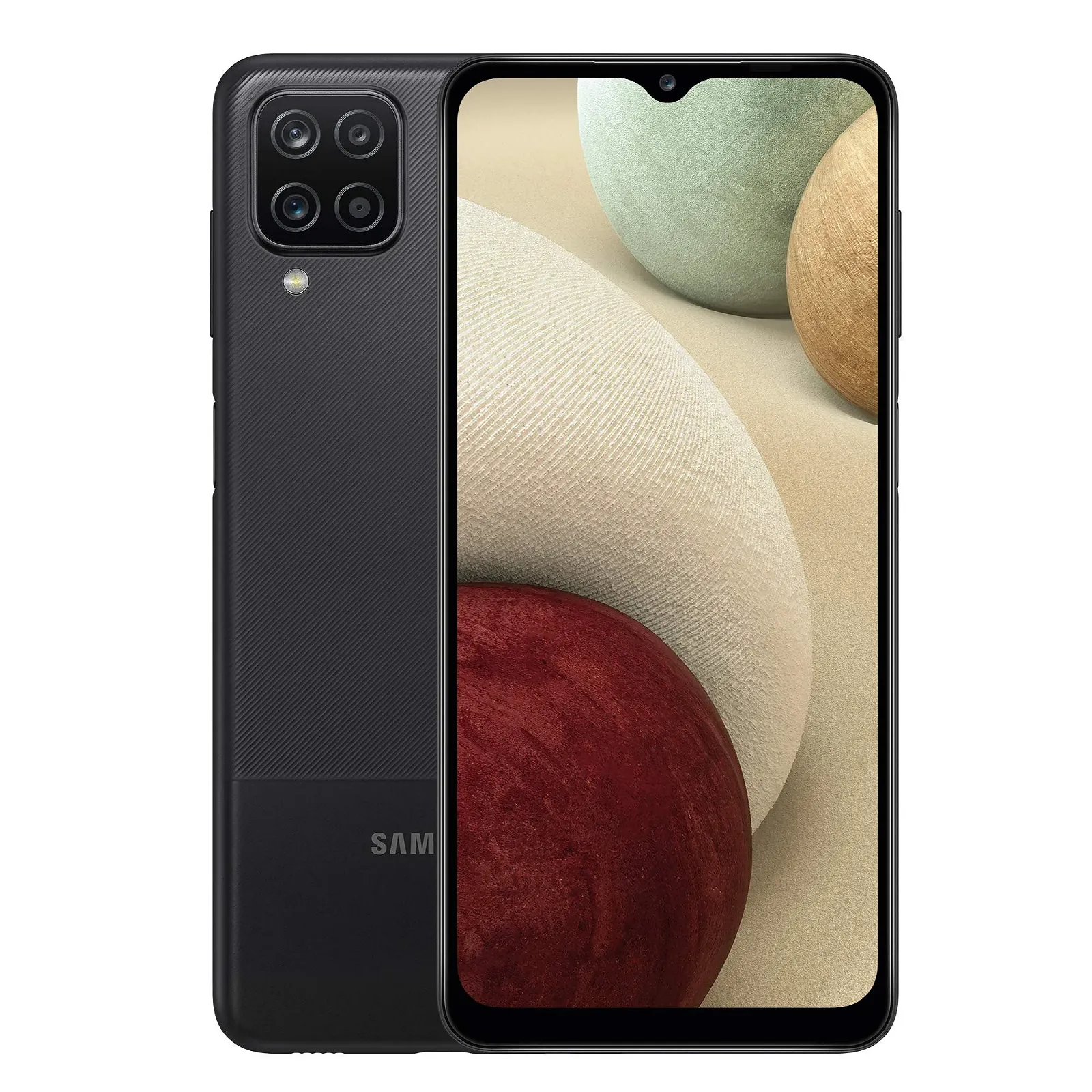 Смартфон Samsung Galaxy A12 64GB 4GB RAM 6,5 дюйма HD+ дисплей 5000 мАч Black, фото №1 Смартфон Samsung Galaxy A12 64GB 4GB RAM 6,5 дюйма HD+ дисплей 5000 мАч Black, фото №1