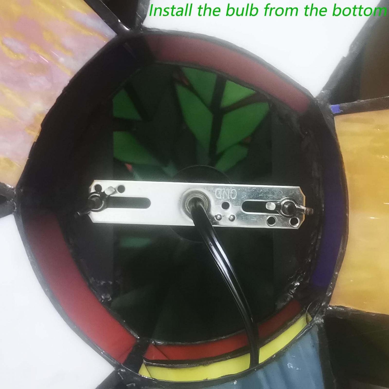 Настільна лампа Bieye Green Tiffany Style Christmas Tree L30678, фото №7