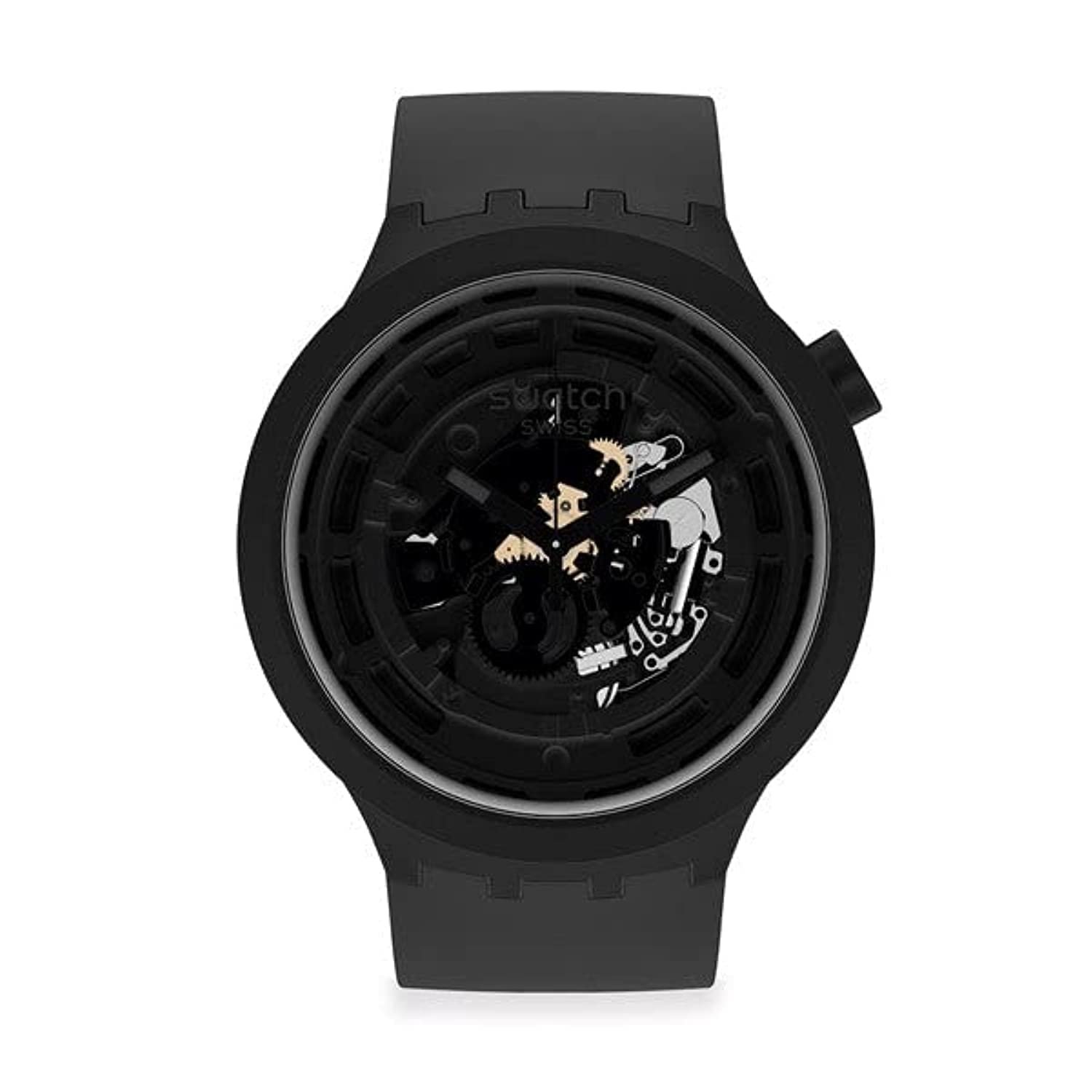 Годинник SWATCH SB03B100, Чорний, Мінімаліст, фото №1