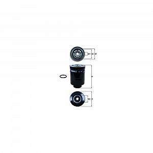 Топливный фильтр KNECHT KC 83D для AUDI MAZDA MITSUBISHI SUBARU TOYOTA VW GROVE - Фото 1