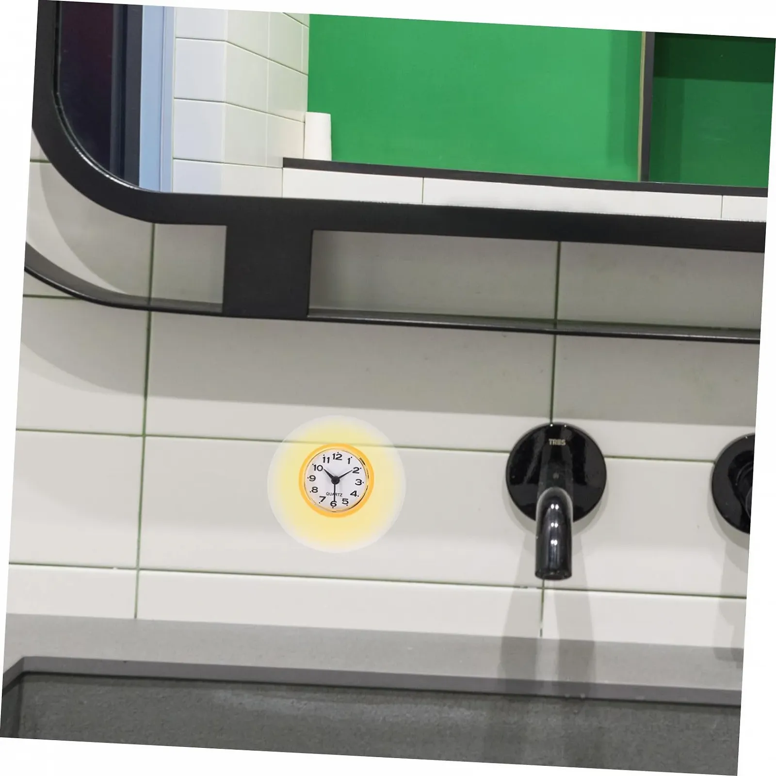 Годинник настінний MUCKLILY для ванної кімнати з присоскою, маленький для душу, фото №5 Годинник настінний MUCKLILY для ванної кімнати з присоскою, маленький для душу, фото №5