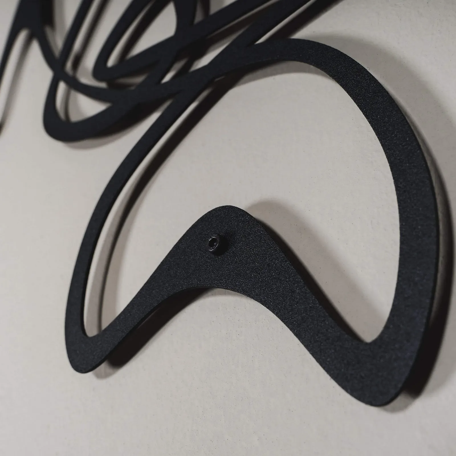 Металева карта світу Verden Unique Design геометрична настінна декорація Чорна 120 x 69 см, фото №3