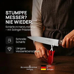 Керамічна точилка Fix 16 см з оксидної кераміки для ножів та ножиць synthetic.ua - Фото 1