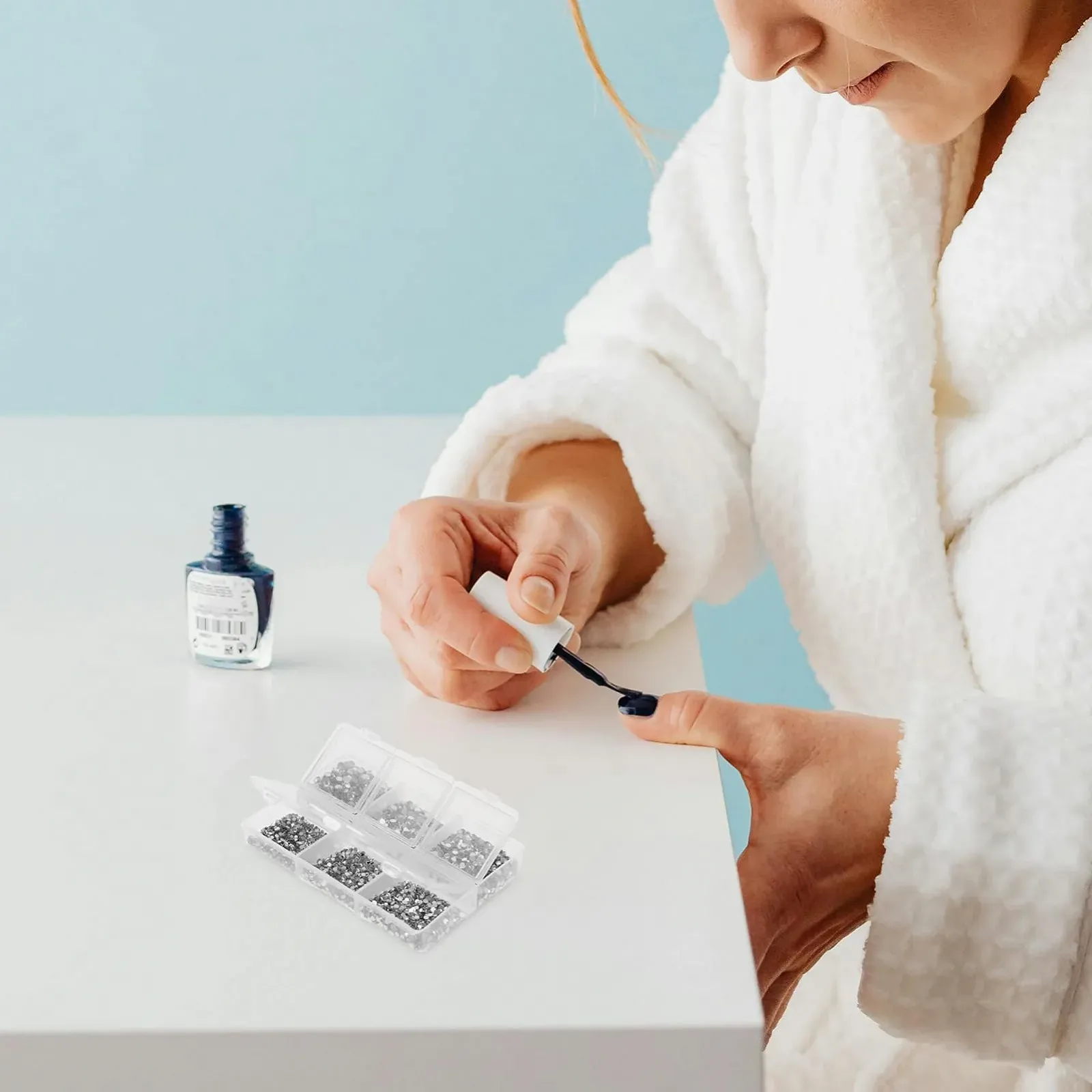 Набор страз для ногтей с ручкой, Плоская задняя часть, 3D стразы для ногтей, Мини стразы для ногтей, Блестящие кристаллы для ногтей, Украшения для ногтей для шарма ногтей, фото №6 Набор страз для ногтей с ручкой, Плоская задняя часть, 3D стразы для ногтей, Мини стразы для ногтей, Блестящие кристаллы для ногтей, Украшения для ногтей для шарма ногтей, фото №6