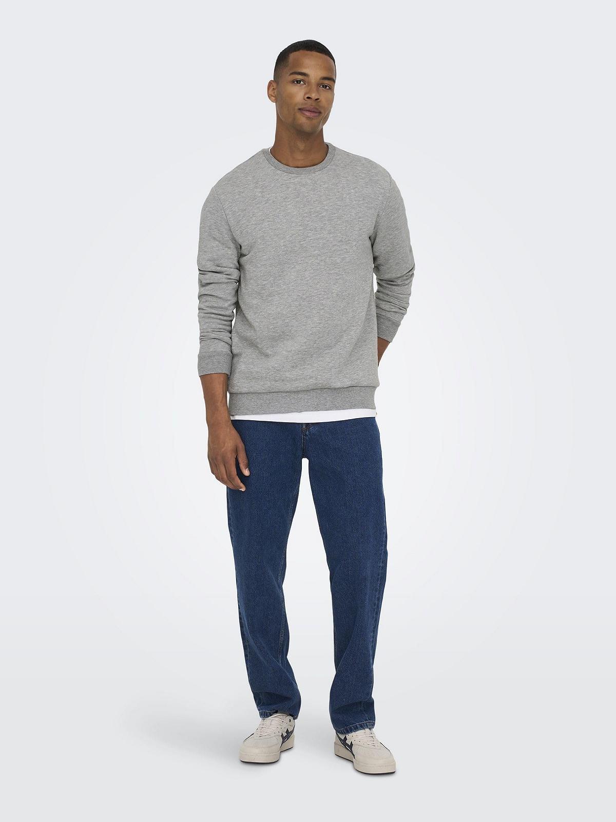Толстовка ONLY & SONS Onsceres Life Crew Neck Noos Мужская, фото №6