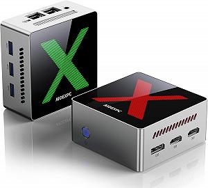 Мини ПК AIOEXPC XMini / Intel N100 / RAM 16GB / SSD 256GB / 2 x HDMI / 2 х LAN / Wi-Fi 6 / Bluetooth 5.2 / Windows 11 / Silver - Фото 1