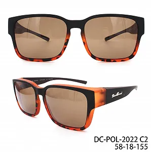 Сонцезахисні окуляри DanCarol DC-POL-2022A-N-C2-B для носіїв окулярів з поляризованими лінзами synthetic.ua - Фото 1