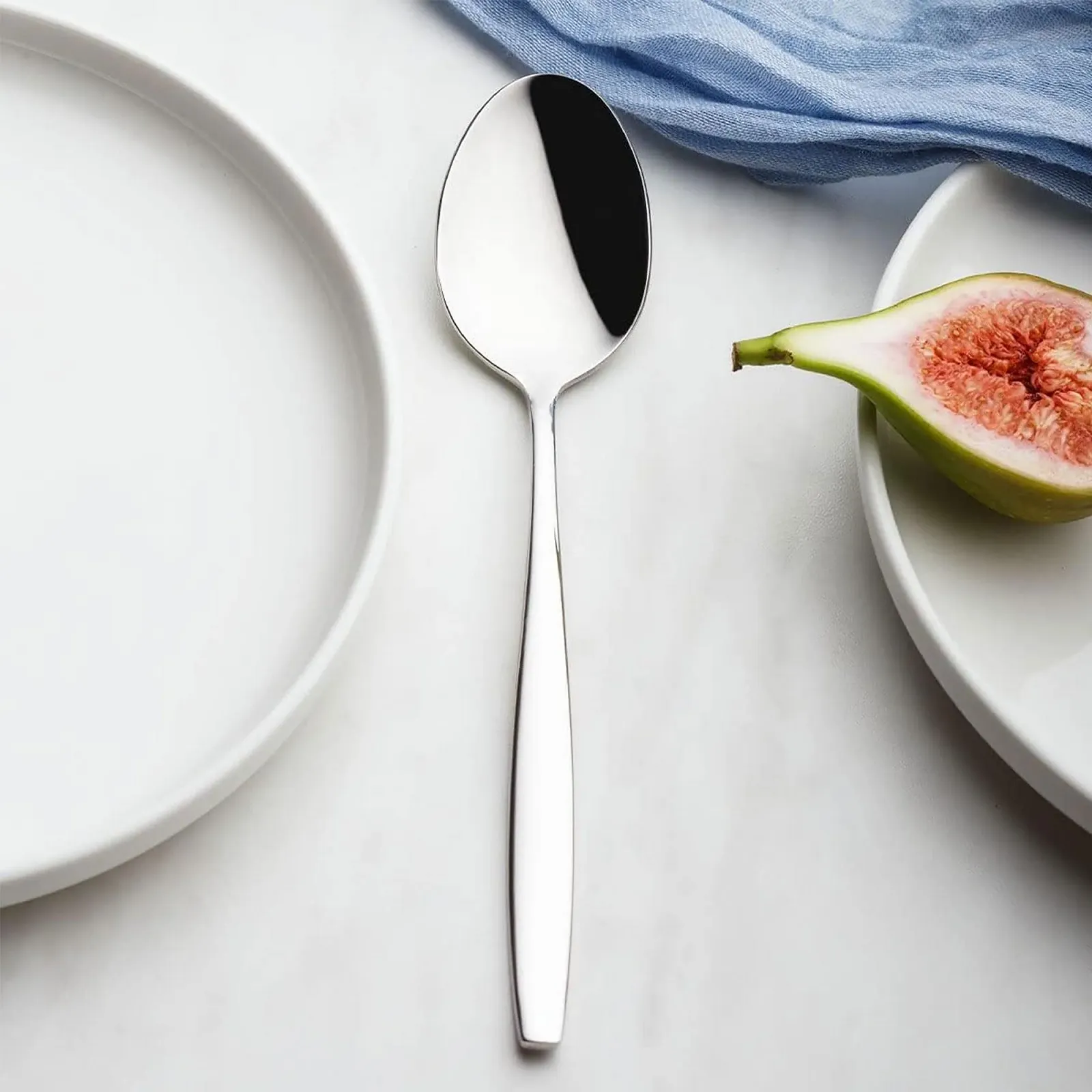 Набір столових приборів Well Home 24 предмети нержавіюча сталь срібне покриття, фото №5