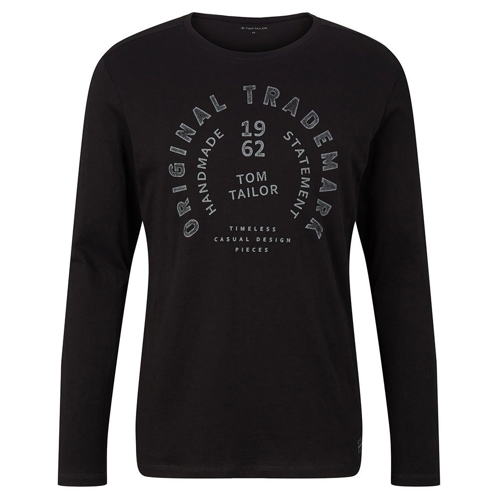 Футболка с длинным рукавом Tom Tailor 1034513-29999 Черный XL, фото №4