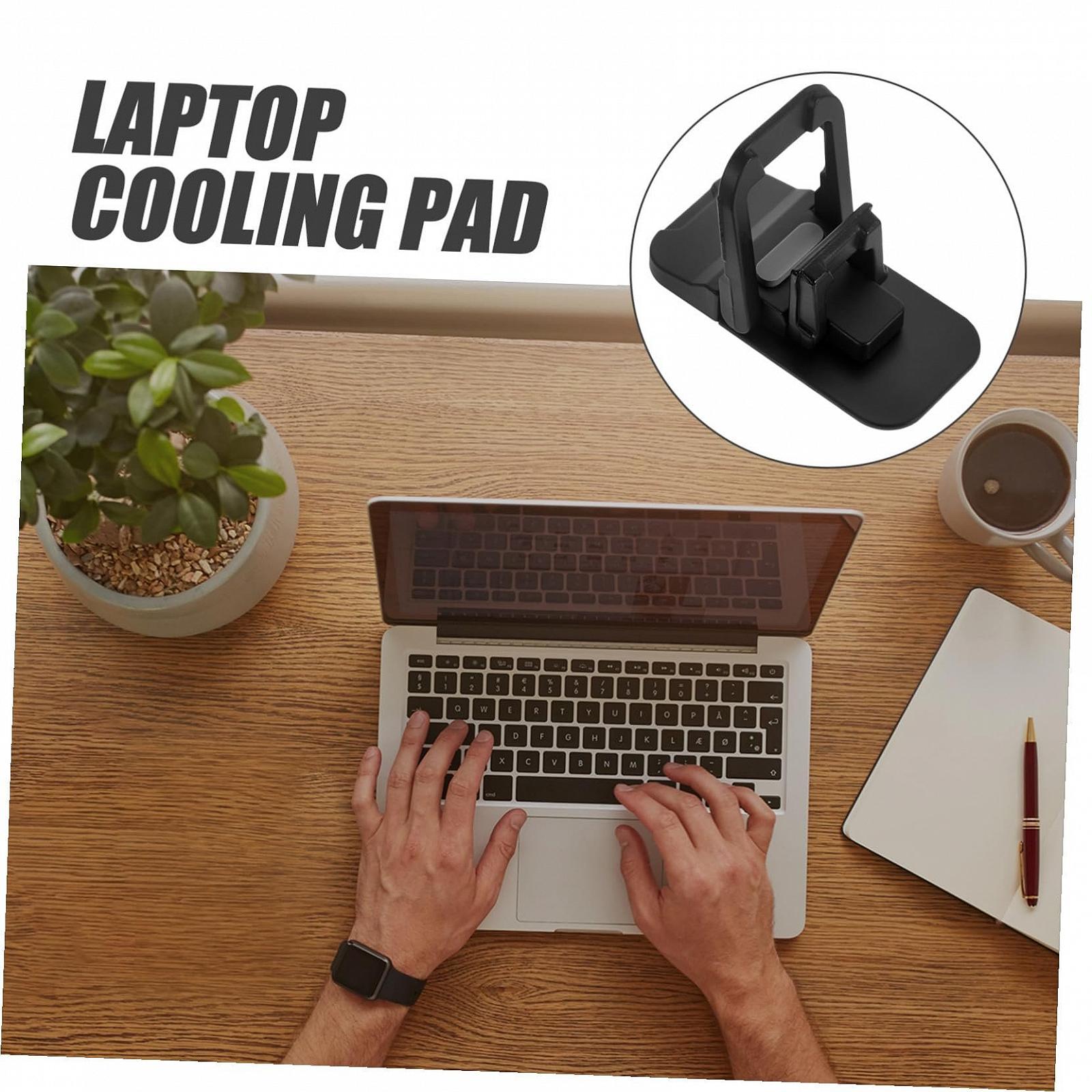 Подставка для ноутбука складная эргономичная алюминиевая регулируемая (2 шт.), фото №3