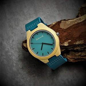 Годинник жіночий/чоловічий Holzwerk Germany дизайнерський ручної роботи Eco Natural Wood з шкіряним ремінцем Аналоговий Класичний Кварцовий synthetic.ua - Фото 1