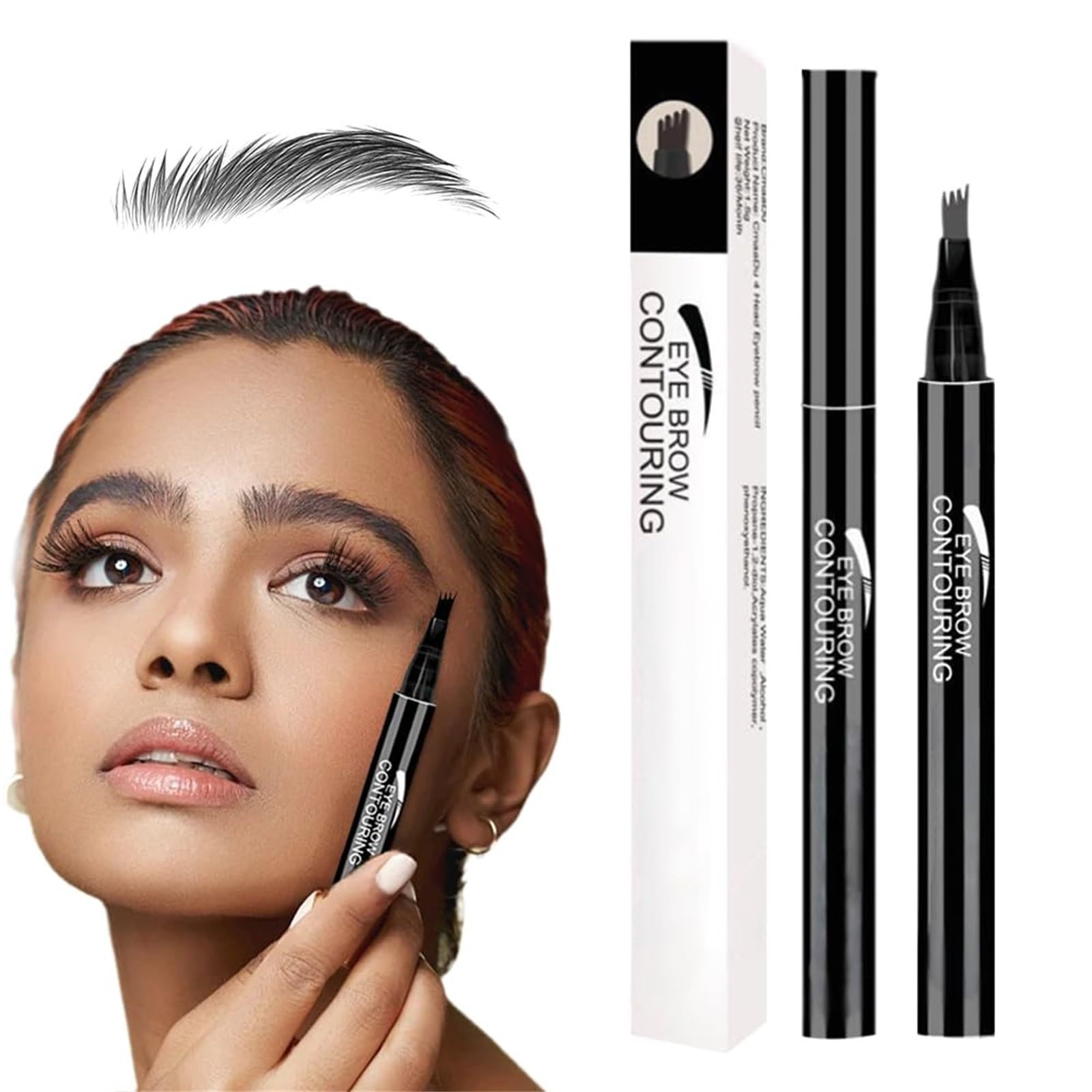 Олівець для брів 4-кінцевий Microblading Cms453 Сірий Один розмір, фото №2