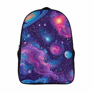 Рюкзак DPEOANEBN Galaxy 3D для дітей, великий, шкільний, подарунок до школи, 40x28x16 см - Фото 1