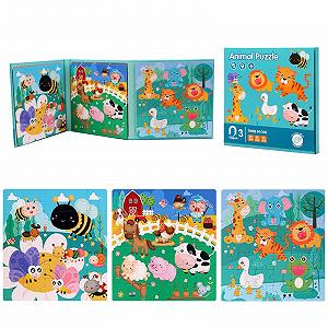 Купить Магнитный пазл Животные для детей 3-5 лет развивающий - Фото 1 Магнитный пазл Животные для детей 3-5 лет развивающий - Фото 1