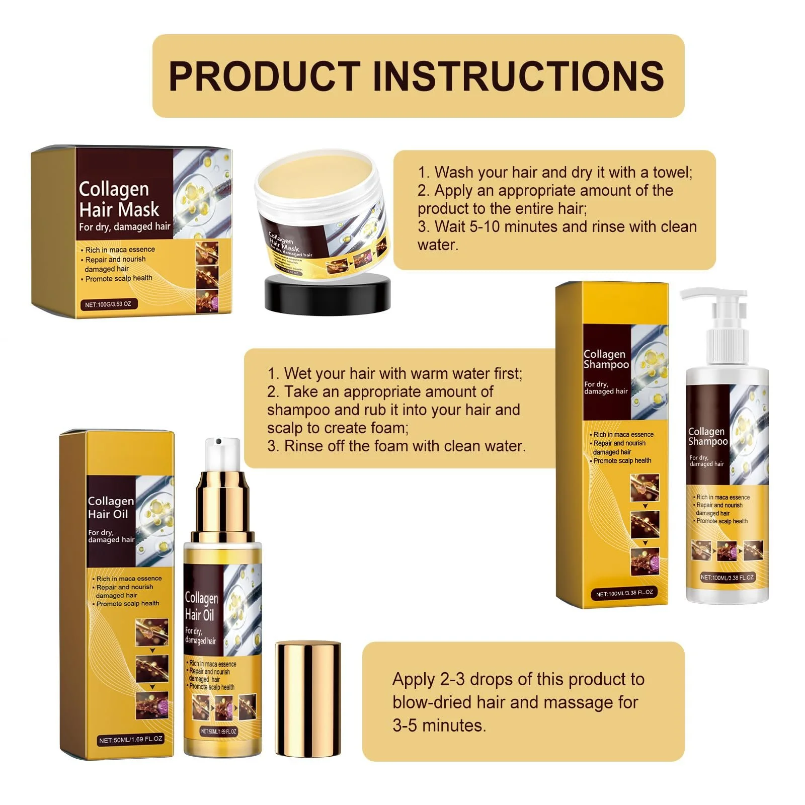 Коллагеновая маска для волос, фото №7