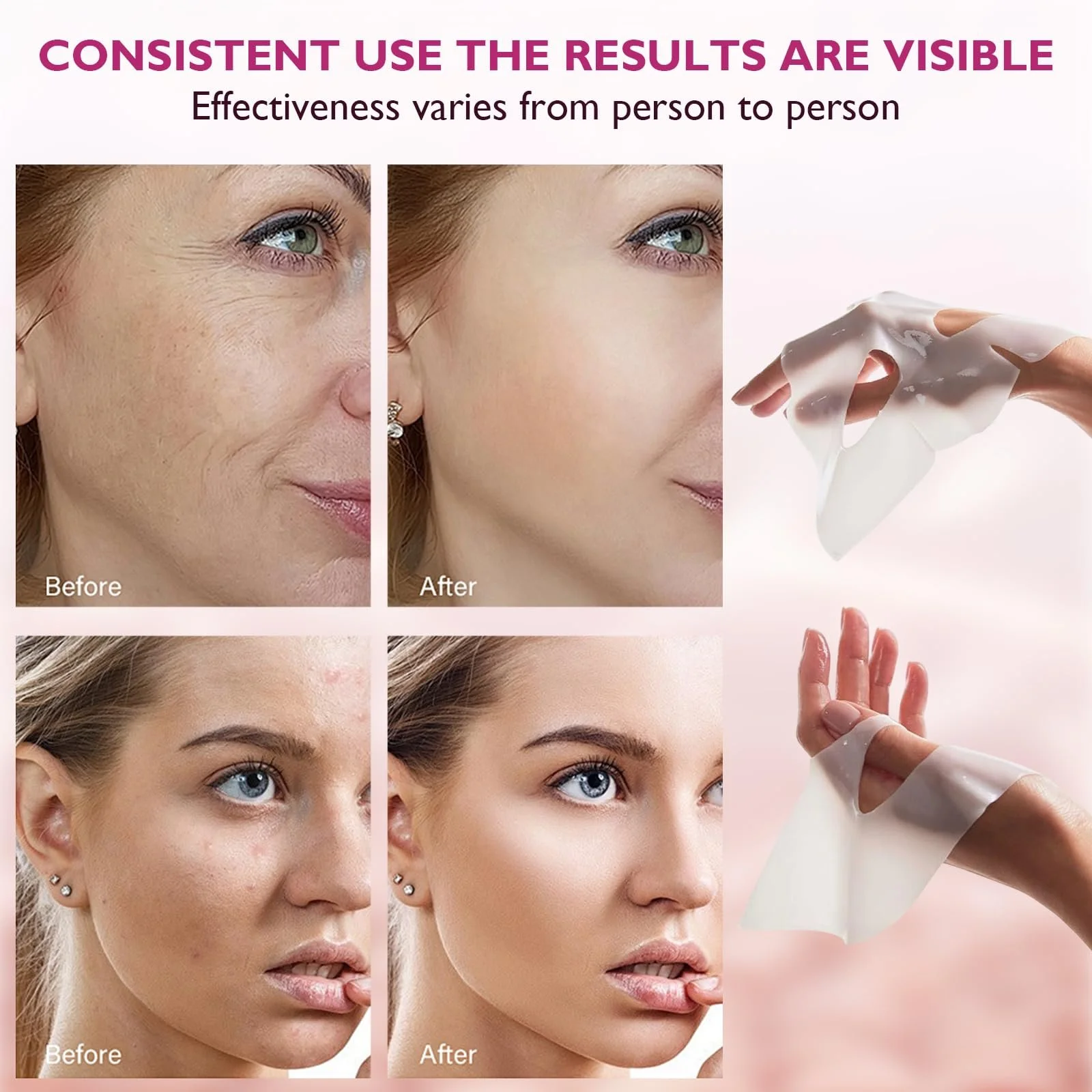 Маска Organic Collagen, 4 шт, фото №6