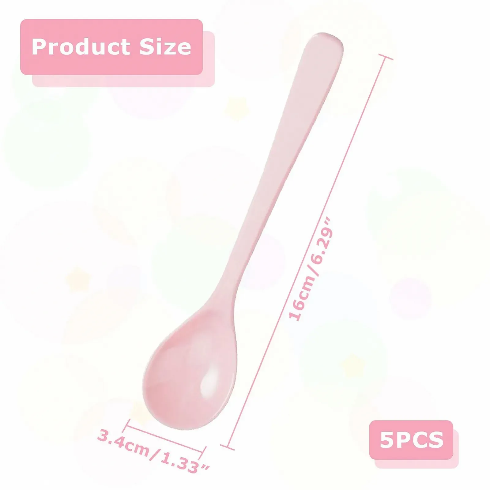 Набір пластикових ложок (5 шт.), фото №2