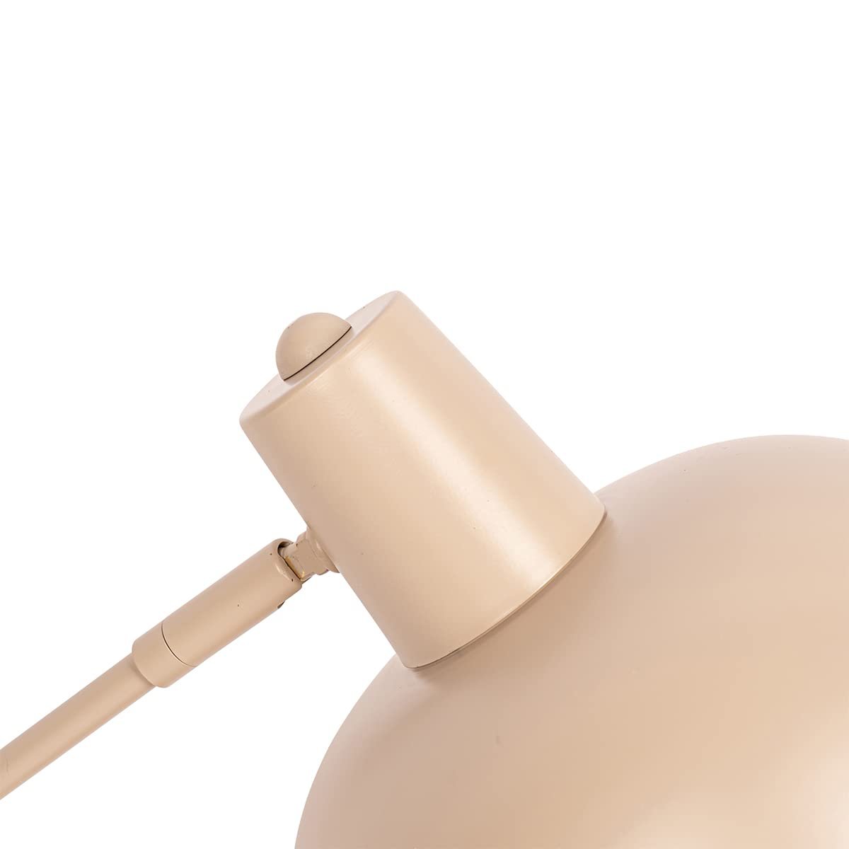 Настільна лампа Qazqa Milou Retro сталева кругла бежева E14, фото №3