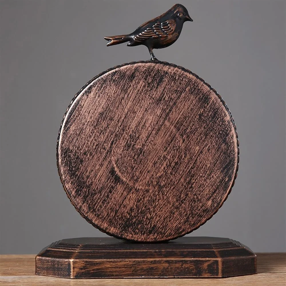 Настільний годинник Aioneer з 7,4-дюймовим циферблатом, римські цифри, тихий, не цокає, ретро-стиль, декоративний, фото №5