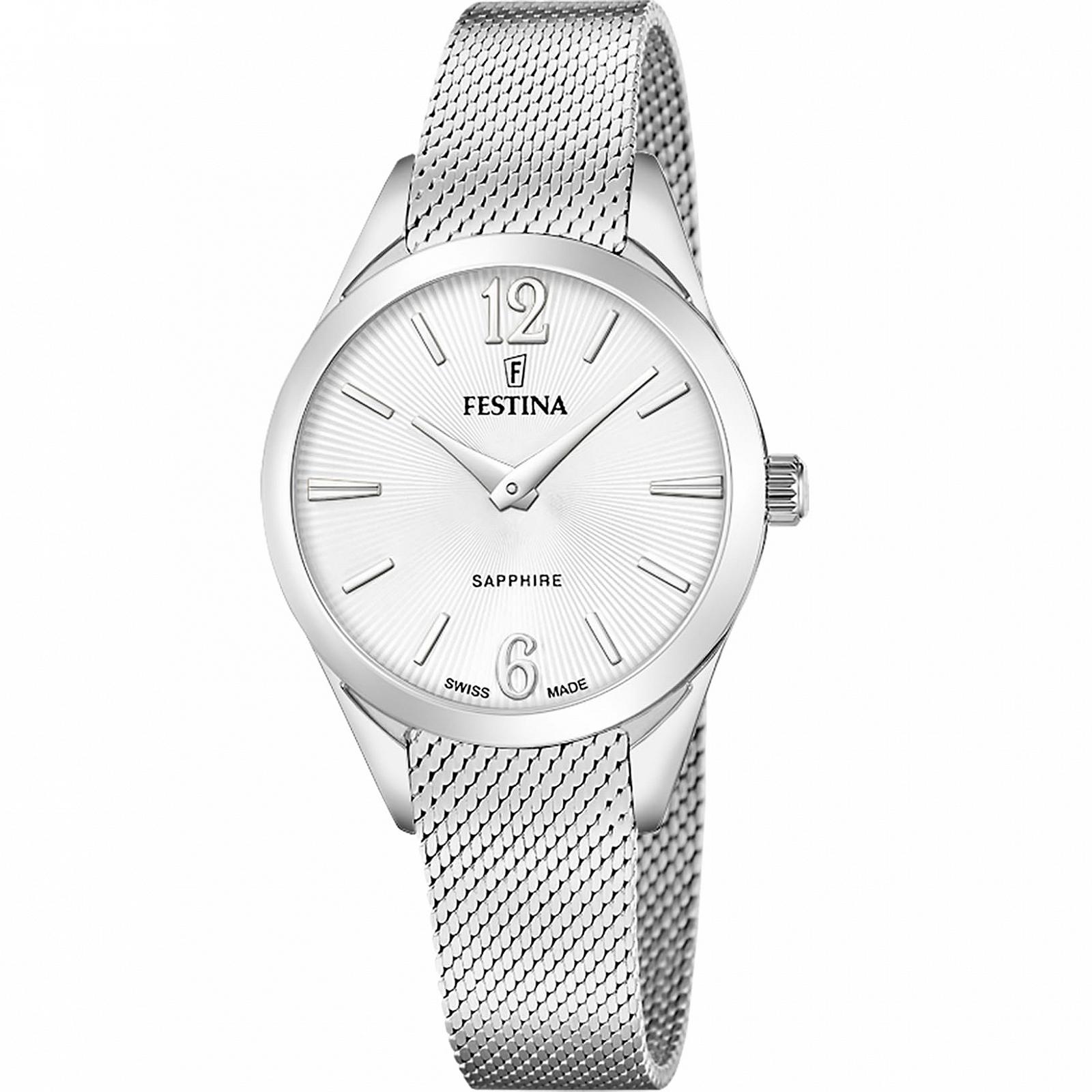 Жіночий годинник Festina Swiss Made Grace, браслет, фото №1 Жіночий годинник Festina Swiss Made Grace, браслет, фото №1