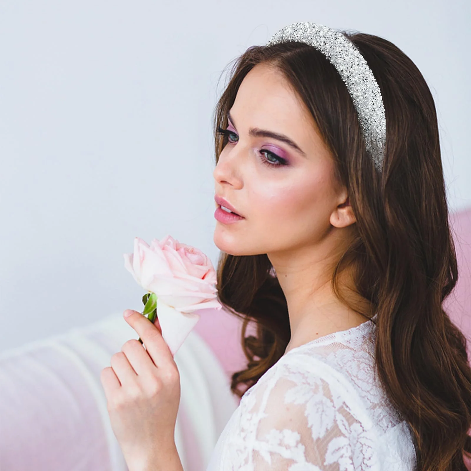 Обруч з блискітками для волосся, фото №4