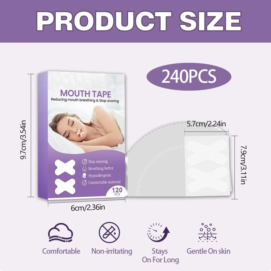 Пластирі для сну, 240 шт, фото №2 Пластирі для сну, 240 шт, фото №2