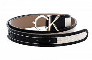 Ремень Calvin Klein Resort CK Logo 3 cm W75 Sand, песочный, W75 - Фото 1