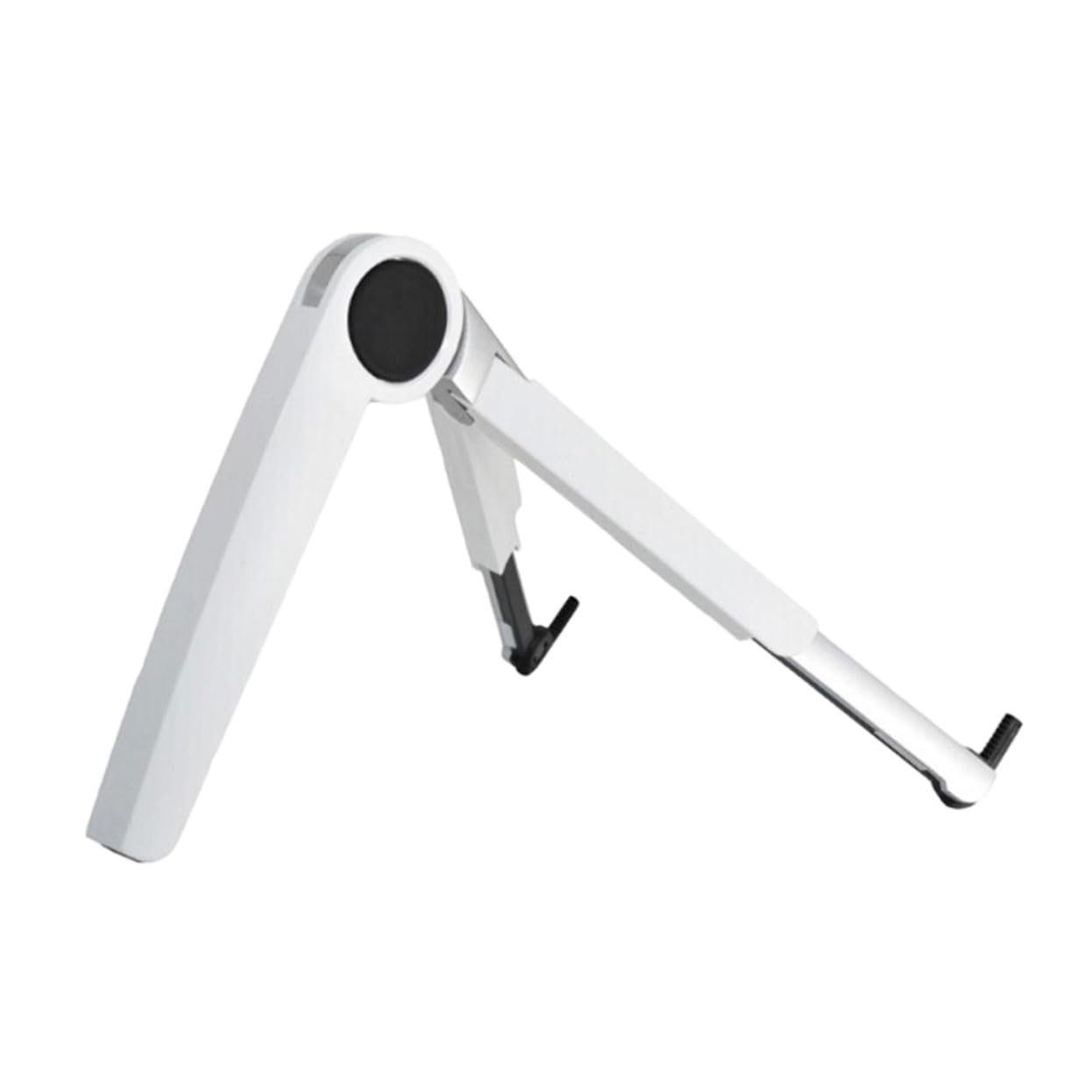 Подставка для ноутбука треугольная алюминиевая складная регулируемая стабильная подставка для охлаждения ноутбука держатель для планшета белая, фото №1