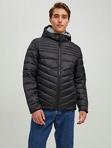 Куртка Jack&Jones HERO PUFFER HOOD NOOS 12211785, Черный, XL - Фото 1
