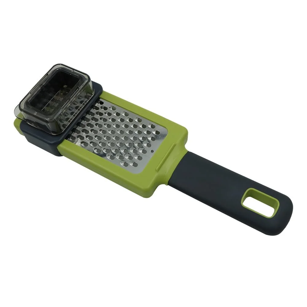 Терка ручна Namvo з нержавіючої сталі для часнику та імбиру з силіконовою ручкою, фото №2