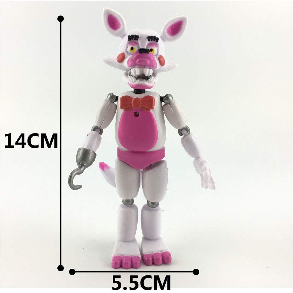 Ігрова фігурка Xinchangda FNAF Five Nights at Freddy's Детachable Luminous Freddy Foxy Sister Location Horror Statue, фото №2