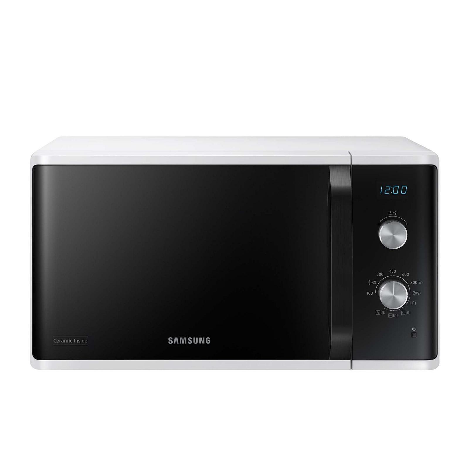 Мікрохвильова піч Samsung MG23K3614AW/EG з грилем 23 л 800 Вт Біла, фото №1 Мікрохвильова піч Samsung MG23K3614AW/EG з грилем 23 л 800 Вт Біла, фото №1