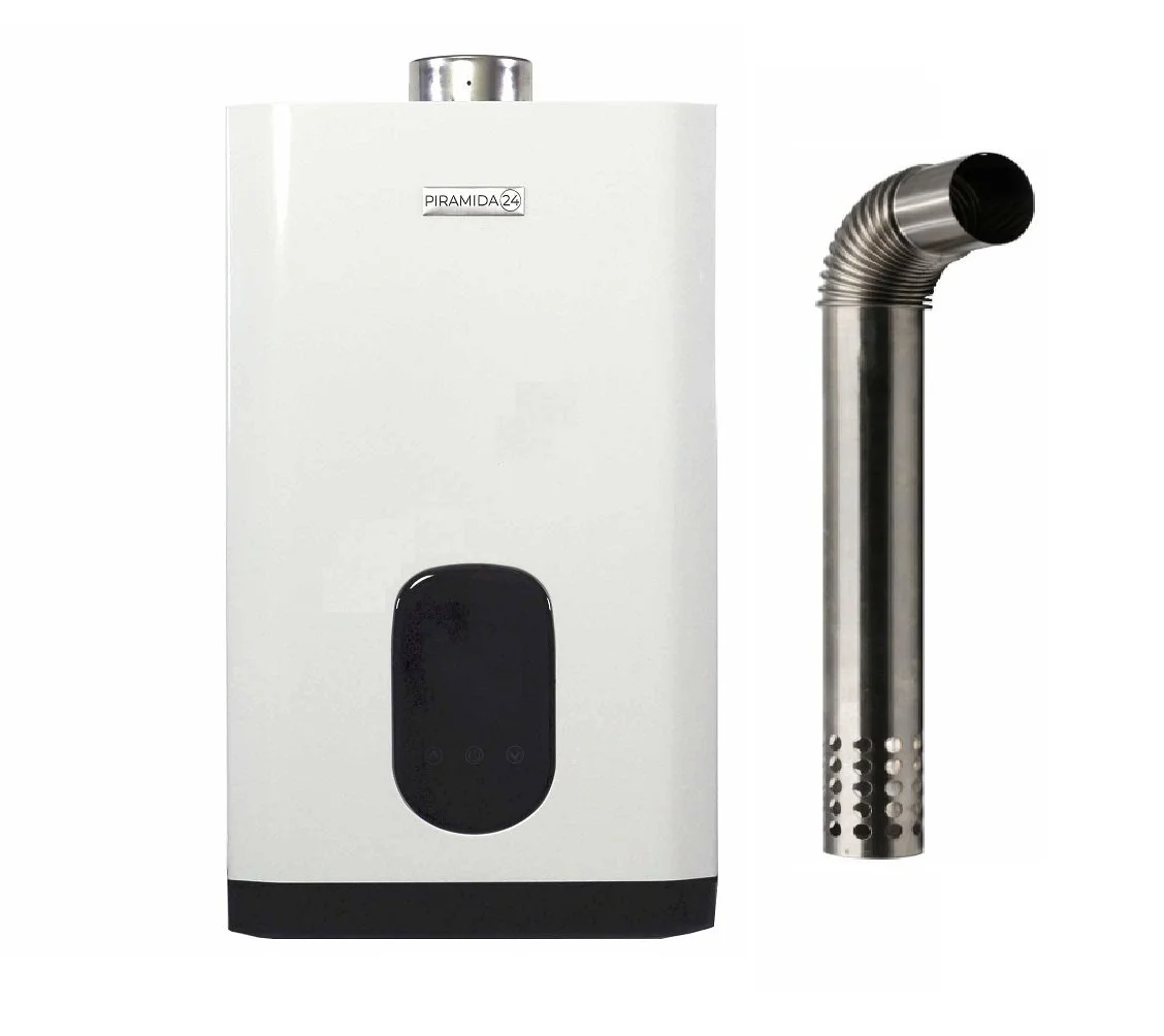 Газовая колонка турбо 12л/мин Piramida PG-24D (турбированная), фото №1