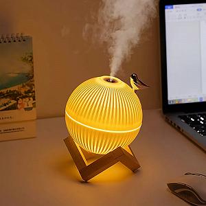 Купить Круглый увлажнитель воздуха на деревянной подставке 3D Bird 330 мл - Фото 1 Круглый увлажнитель воздуха на деревянной подставке 3D Bird 330 мл - Фото 1