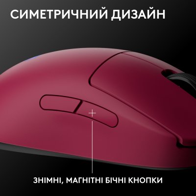 Мышка Logitech G Pro 2 Lightspeed Wireless Magenta (910-007309), фото №2