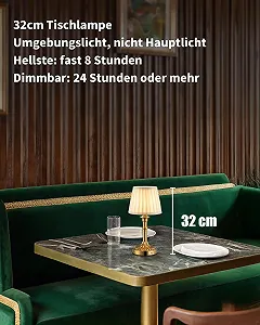 Настільна лампа LED бездротова сенсорна димована Bronze synthetic.ua - Фото 1