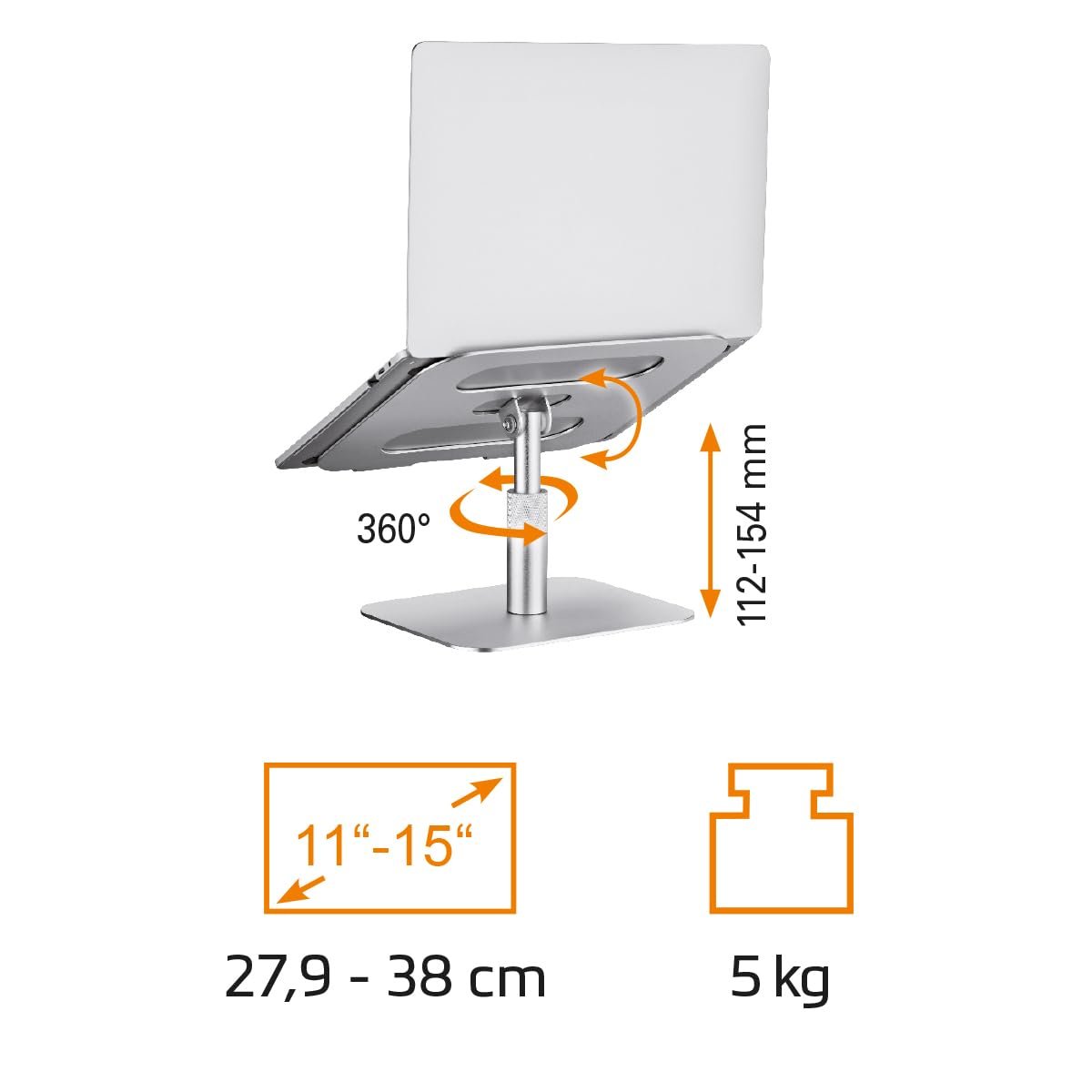 Підставка для планшета my wall HT47L Планшет, Ноутбук 11" - 15", фото №3 Підставка для планшета my wall HT47L Планшет, Ноутбук 11" - 15", фото №3