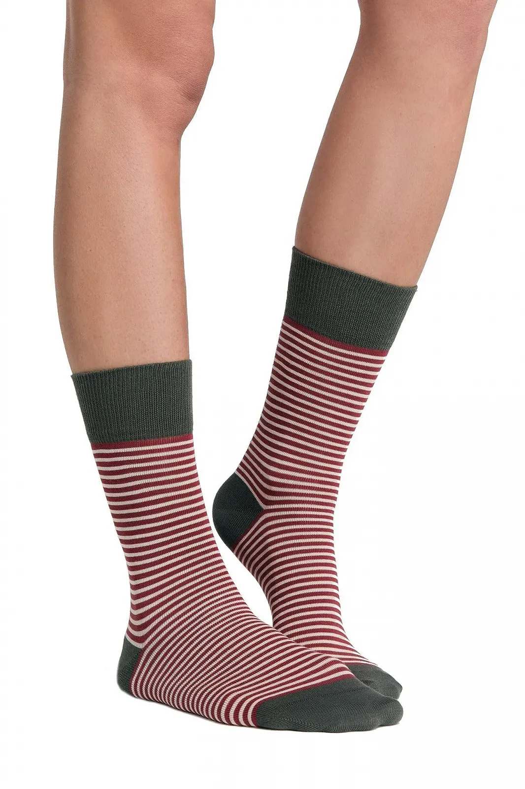 Шкарпетки в смужку з органічної бавовни для жінок та чоловіків 2 пари, фото №1 Шкарпетки в смужку з органічної бавовни для жінок та чоловіків 2 пари, фото №1