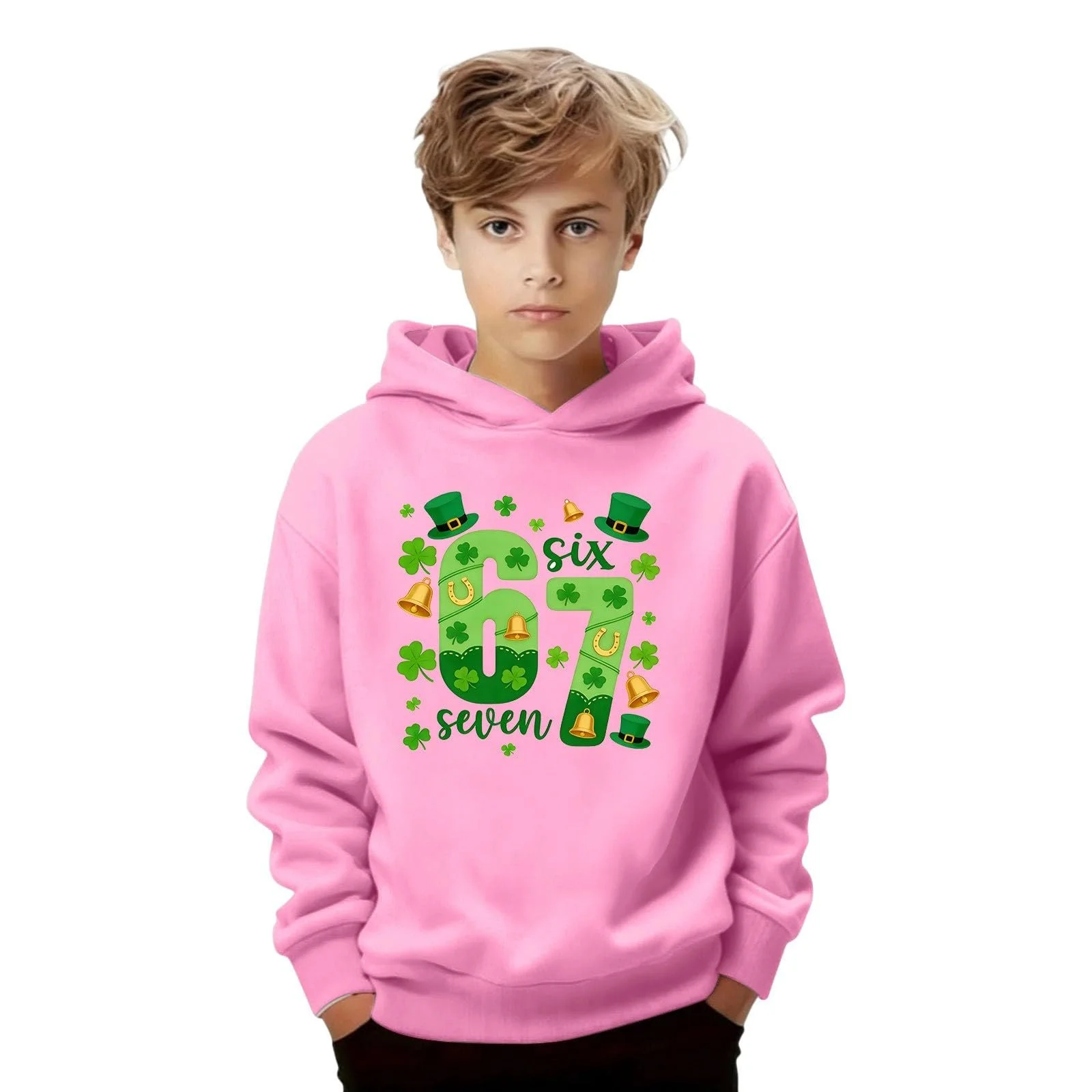 Дитячий пуловер на День Святого Патрика, фото №4