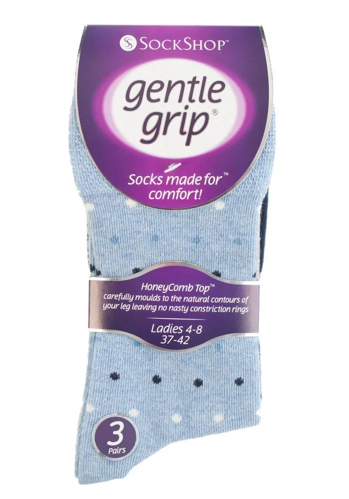 Носки женские Non Elastic Gentle Grip Размер UK 4-8 Medium GG49, Gg49, фото №2