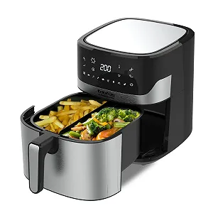Мультипіч Taurus Air Fry Digital 7S 1600 Вт 6.5 л 8 програм з розділювачем Чорна - Фото 1