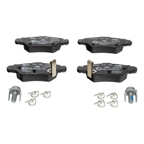 Комплект гальмівних колодок, дискове гальмо ATE 13.0460-3976.2 задня вісь для OPEL VAUXHALL, фото №2