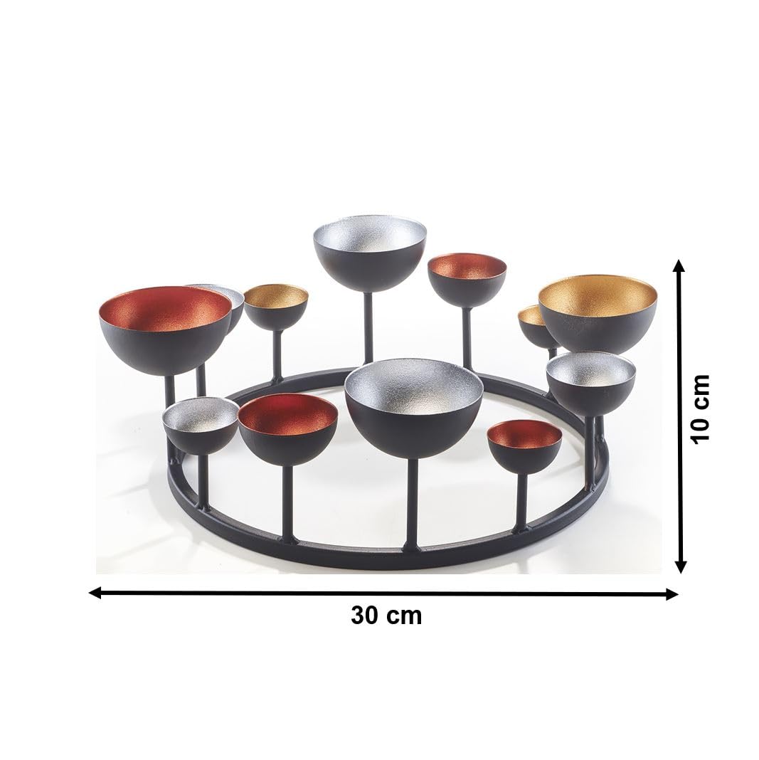 Подсвечник Kobolo Hugo Декоративный венок Металлический для подсвечников Черный и металлические цвета, фото №4 Подсвечник Kobolo Hugo Декоративный венок Металлический для подсвечников Черный и металлические цвета, фото №4