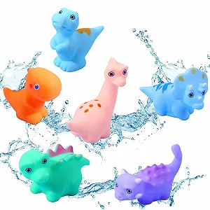 Іграшка для ванни Динозавр, набір 6 шт - Фото 1