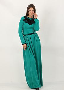 Платье MOZAH S Зеленый (ND-20046-Green) synthetic.ua - Фото 1